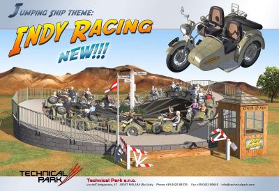 technical park amusement ride Indy Racing5